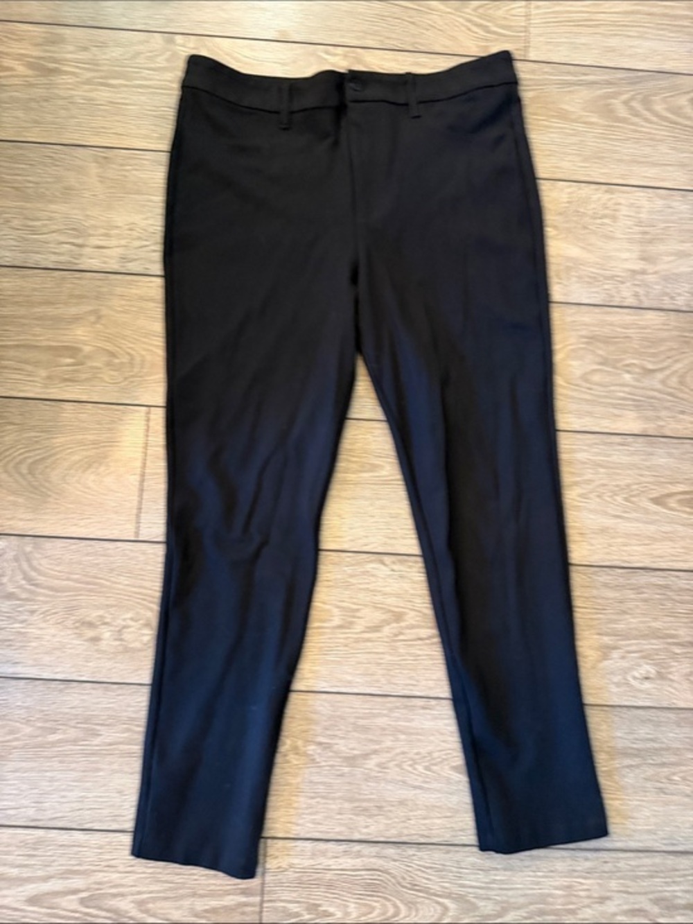 Seven7 Black Straight Leg Ponte Pants